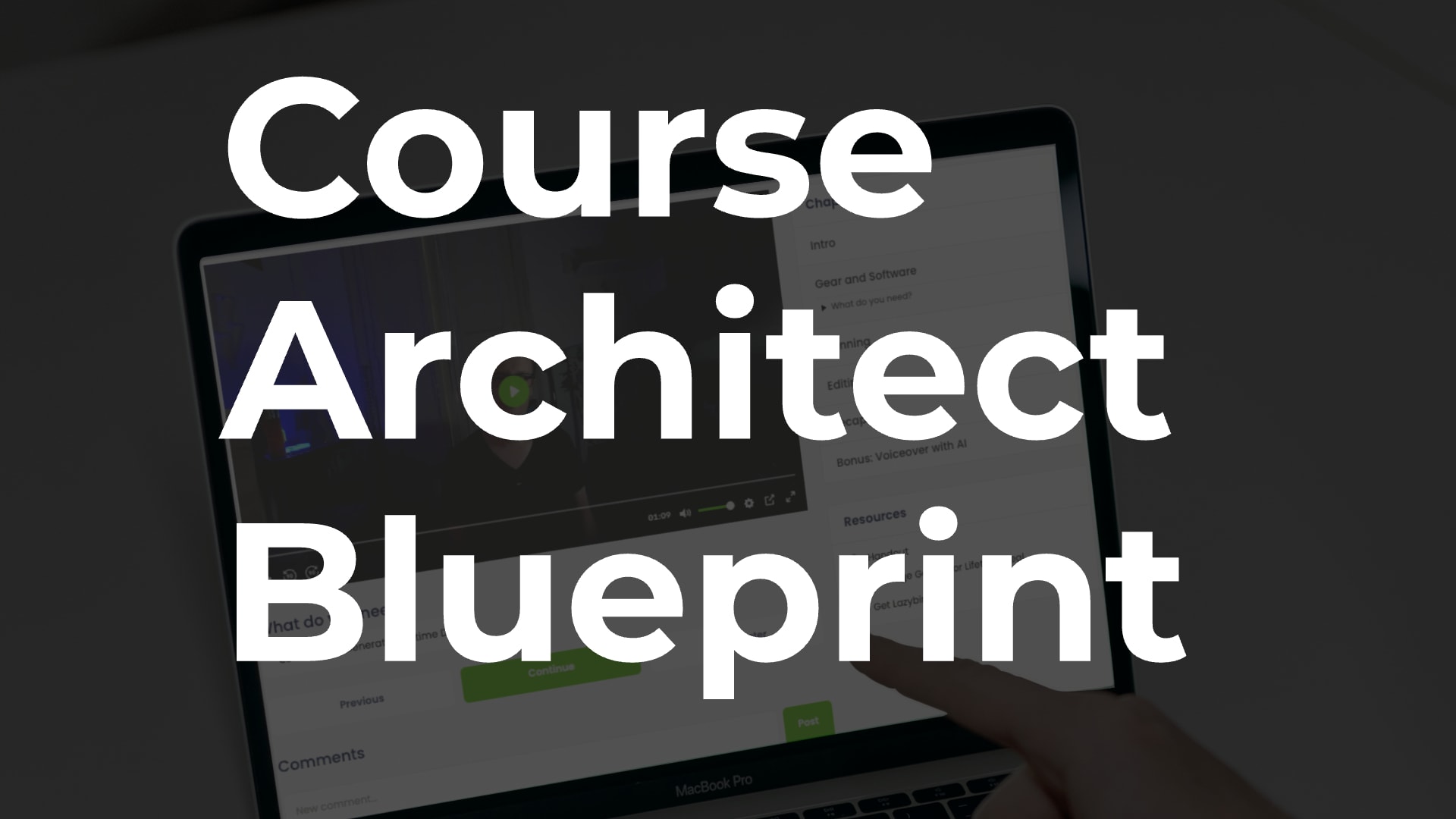 Course Architect Blueprint